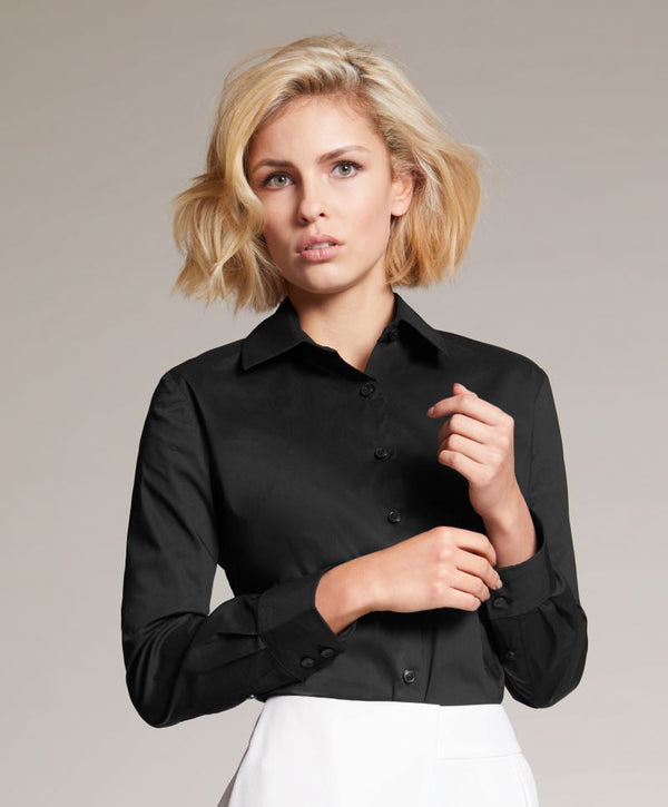 James & Nicholson | JN 645 Ladies Poplin Slim Fit Blouse