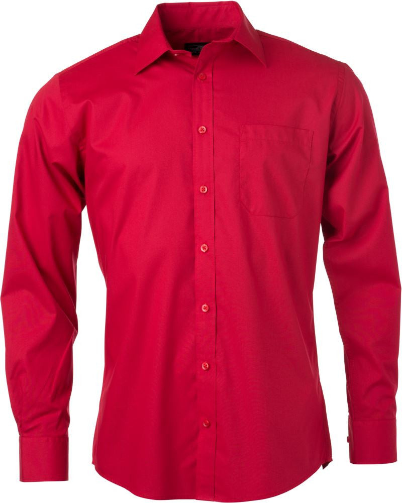 James & Nicholson | JN 678 Men's Poplin Shirt long-sleeve