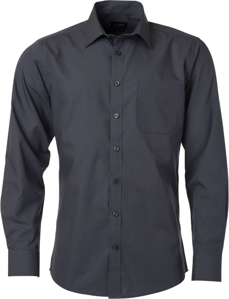 James & Nicholson | JN 678 Men's Poplin Shirt long-sleeve