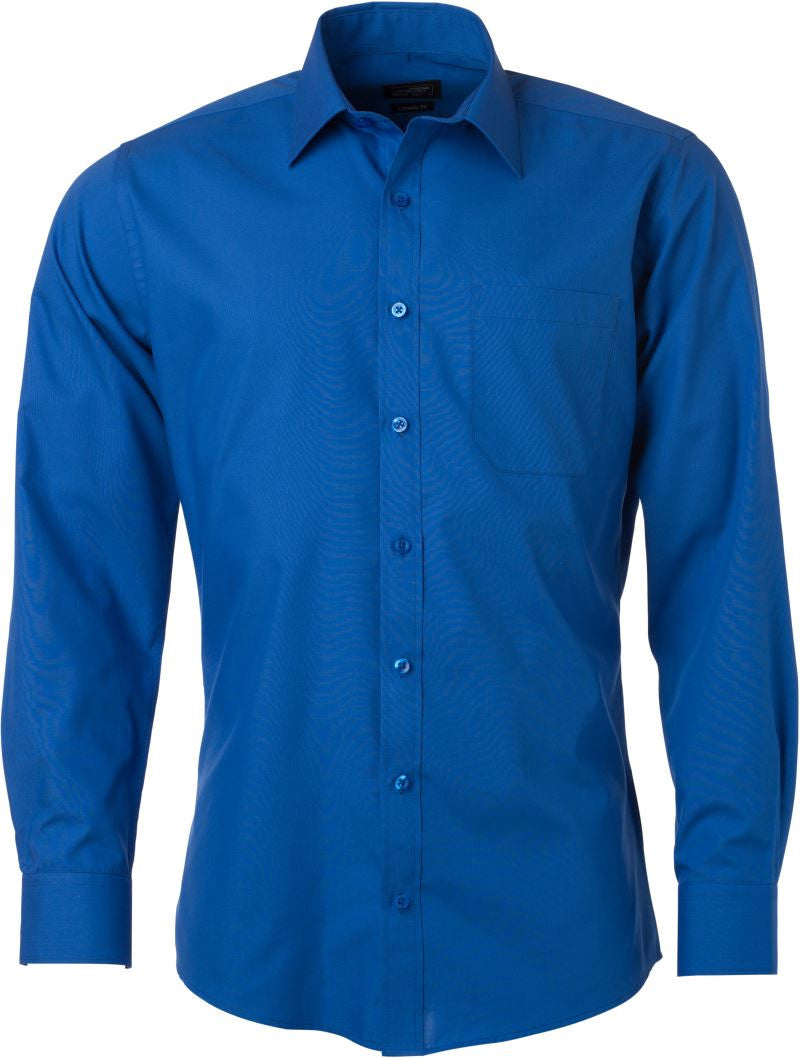 James & Nicholson | JN 678 Men's Poplin Shirt long-sleeve