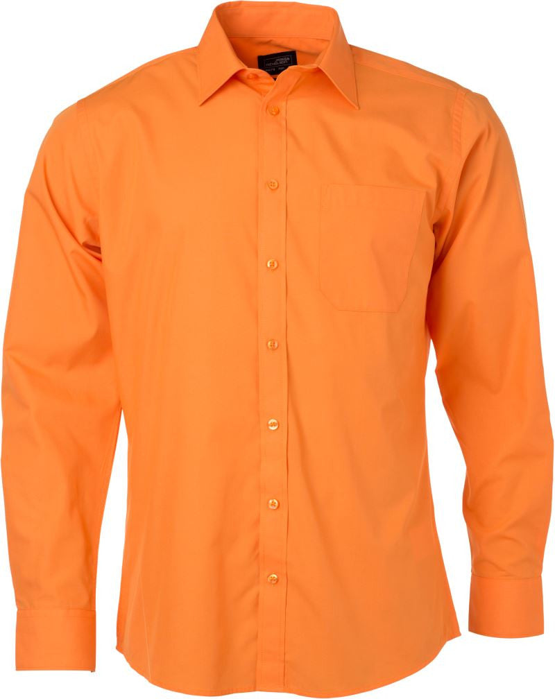 James & Nicholson | JN 678 Men's Poplin Shirt long-sleeve