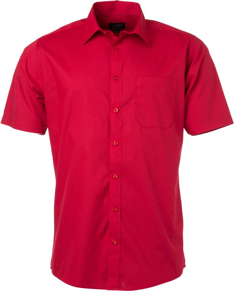 James & Nicholson | JN 680 Men's Poplin Shirt short-sleeve