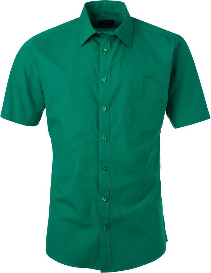 James & Nicholson | JN 680 Men's Poplin Shirt short-sleeve