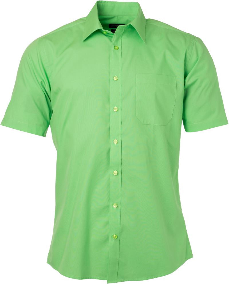 James & Nicholson | JN 680 Men's Poplin Shirt short-sleeve