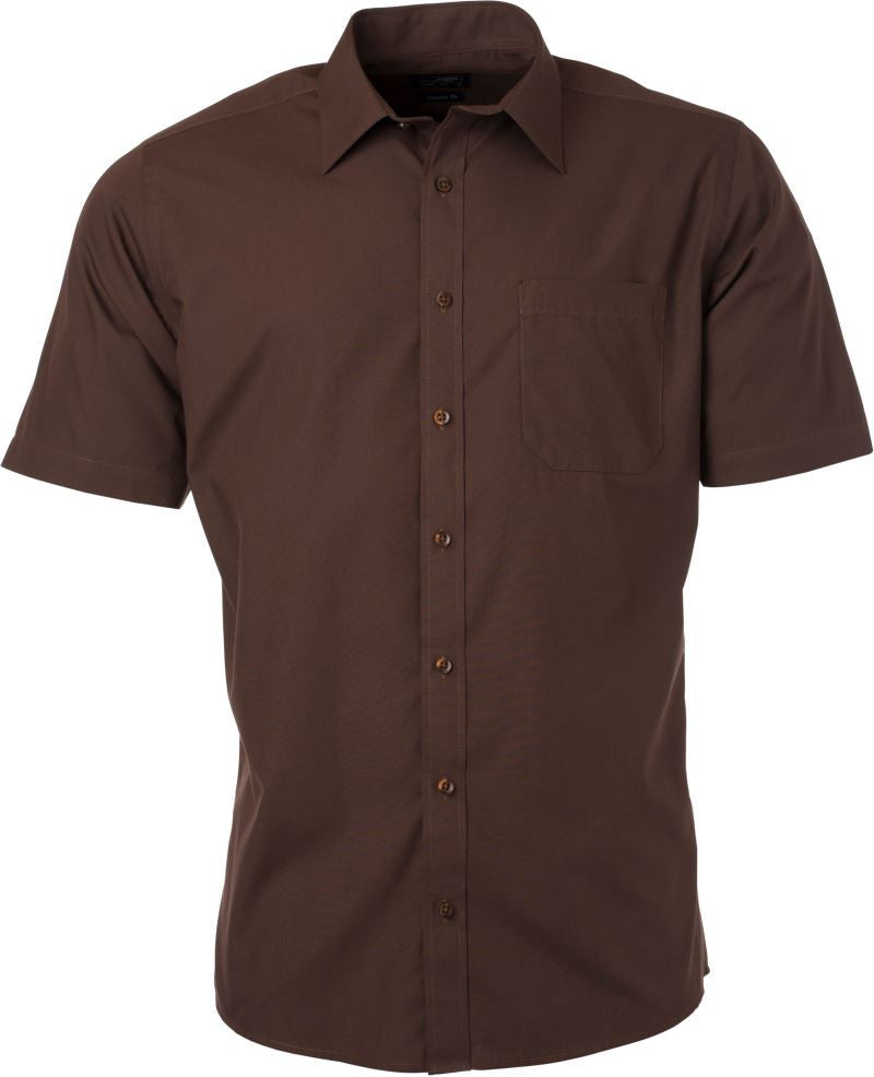 James & Nicholson | JN 680 Men's Poplin Shirt short-sleeve