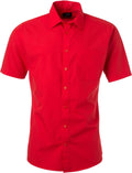 James & Nicholson | JN 680 Men's Poplin Shirt short-sleeve