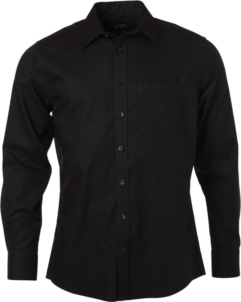 James & Nicholson | JN 682 Men's Micro-Twill Shirt long-sleeve