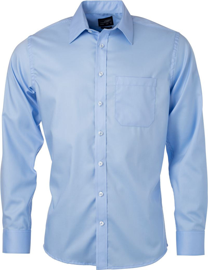 James & Nicholson | JN 682 Men's Micro-Twill Shirt long-sleeve