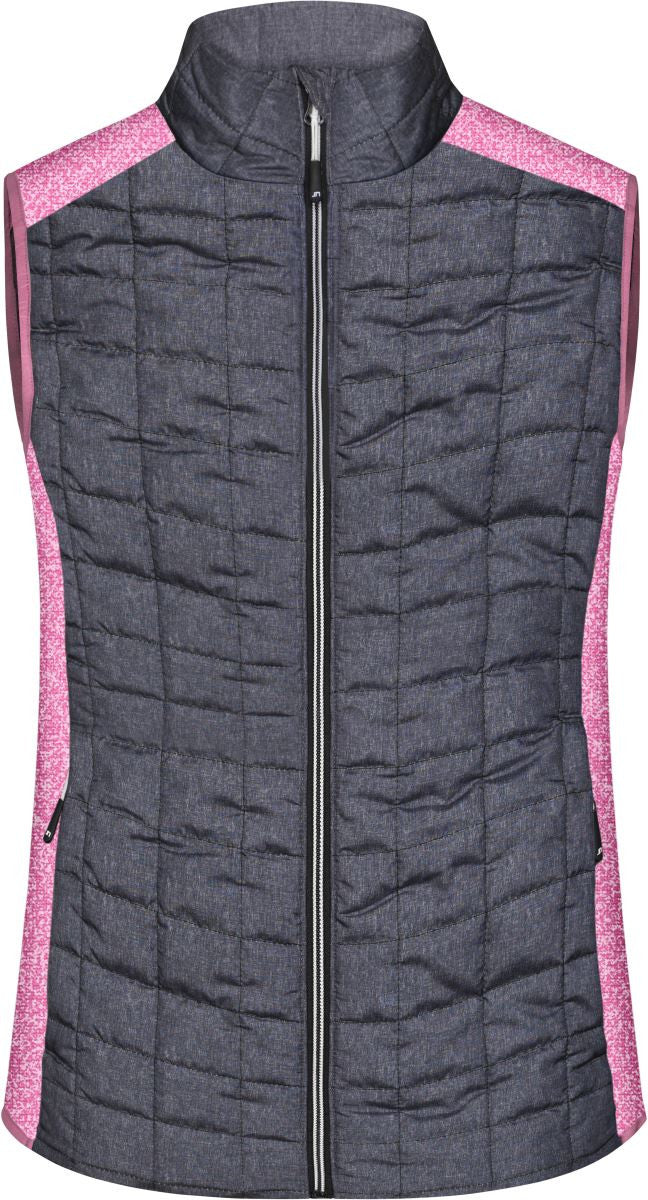 James et Nicholson | JN 739 Gilet en tricot hybride pour femme