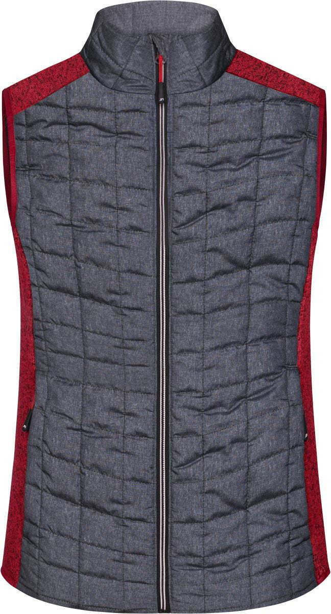 James et Nicholson | JN 739 Gilet en tricot hybride pour femme