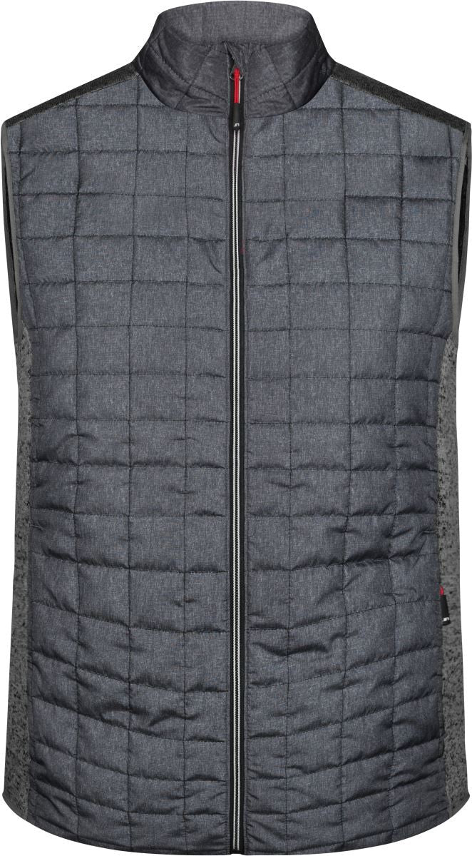 James & Nicholson | JN 740 Men's Hybrid Knitted Vest