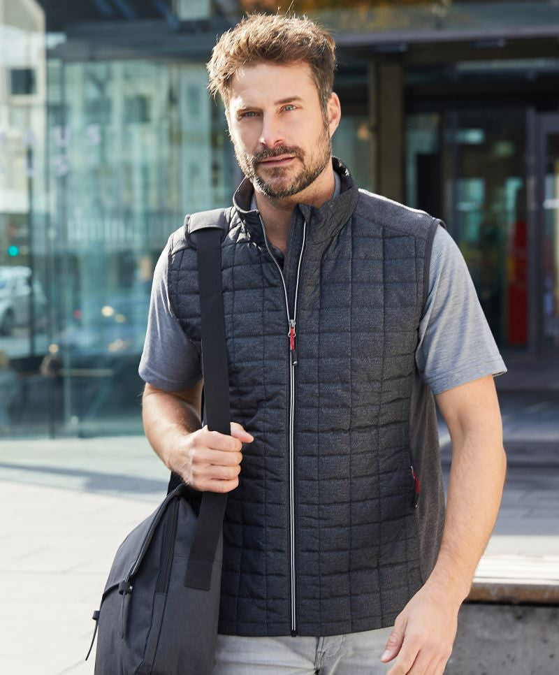 James & Nicholson | JN 740 Men's Hybrid Knitted Vest