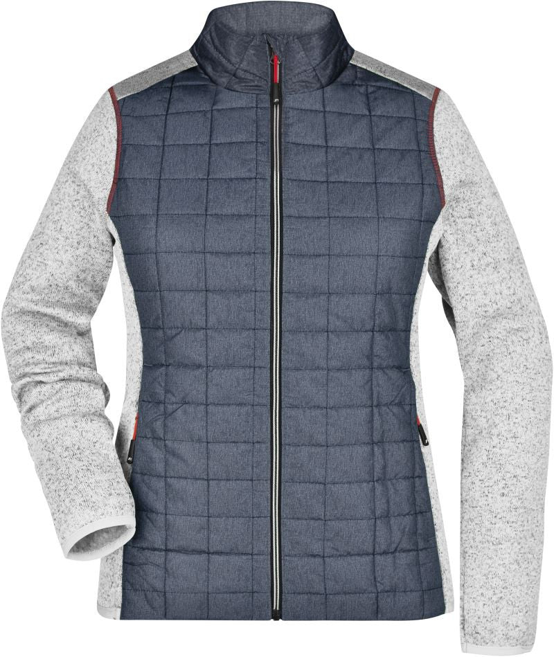 James & Nicholson | JN 741 Ladies' Knitted Hybrid Jacket