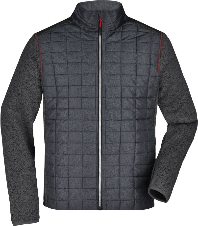 James & Nicholson | JN 742 Men's Knitted Hybrid Jacket