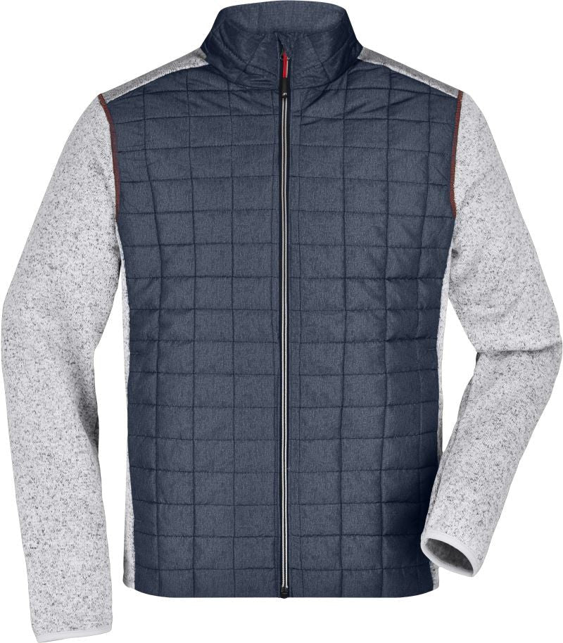 James & Nicholson | JN 742 Men's Knitted Hybrid Jacket