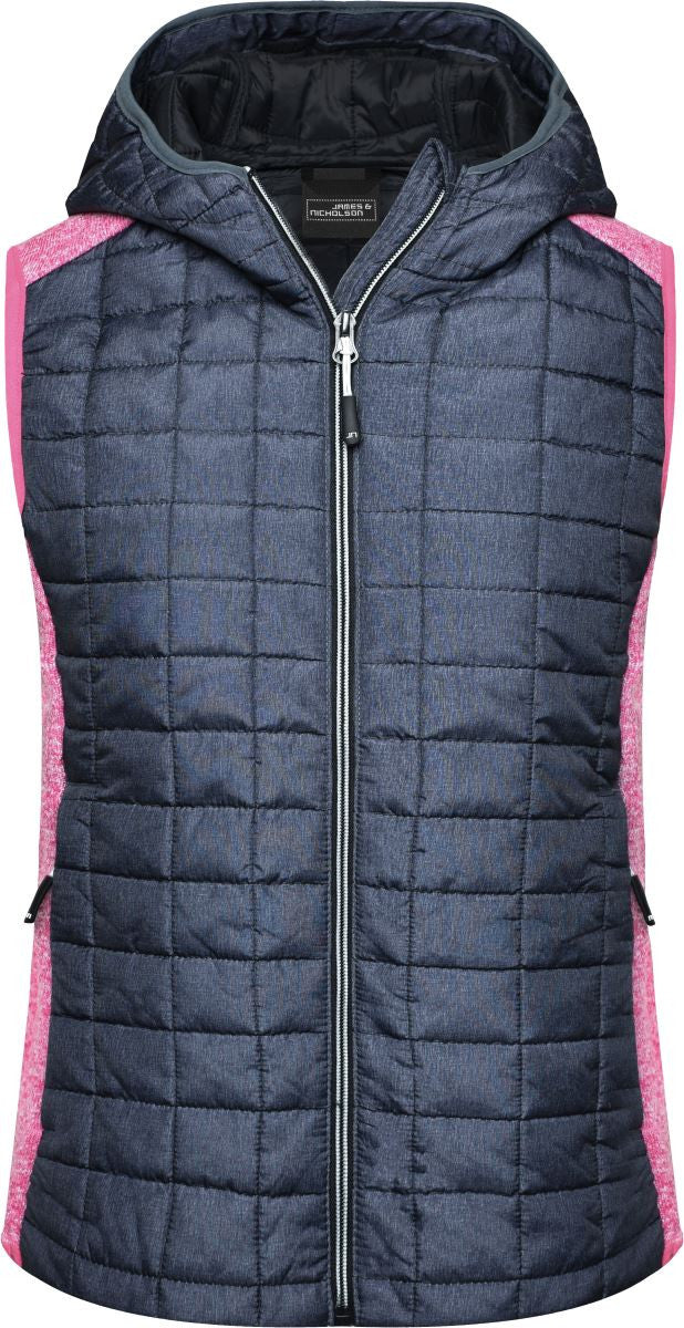 James & Nicholson | JN 767 Ladies' Hybrid Knitted Vest