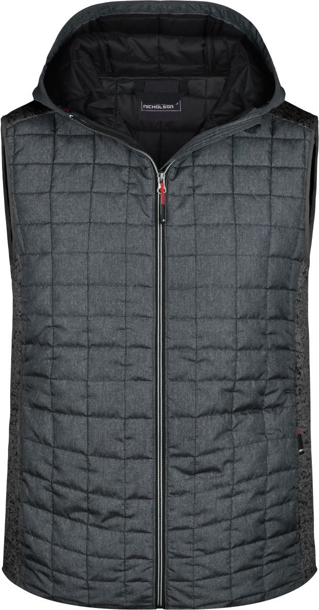 James et Nicholson | JN 768 Gilet tricoté hybride pour homme