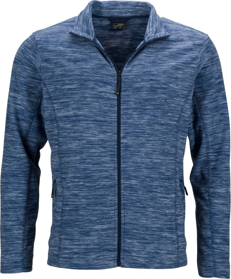 James & Nicholson | JN 770 Men's Melange Fleece Jacket