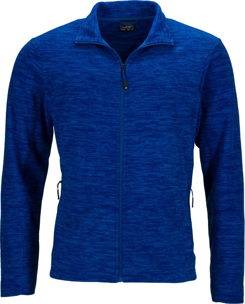 James & Nicholson | JN 770 Men's Melange Fleece Jacket