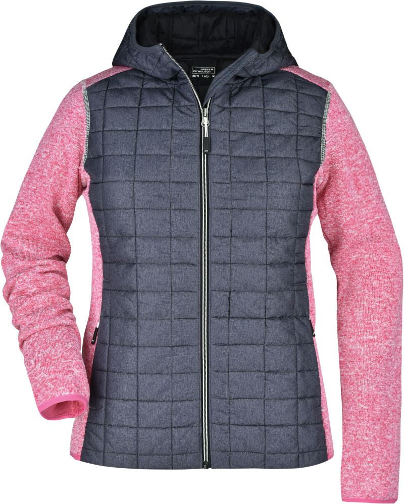 James & Nicholson | JN 771 Ladies' Knitted Hybrid Jacket