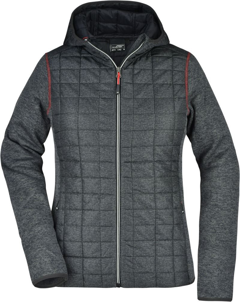 James & Nicholson | JN 771 Ladies' Knitted Hybrid Jacket