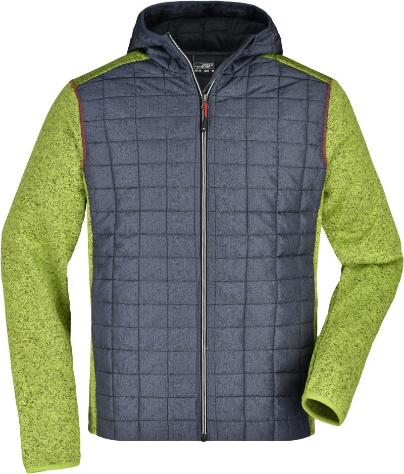 James & Nicholson | JN 772 Men's Knitted Hybrid Jacket