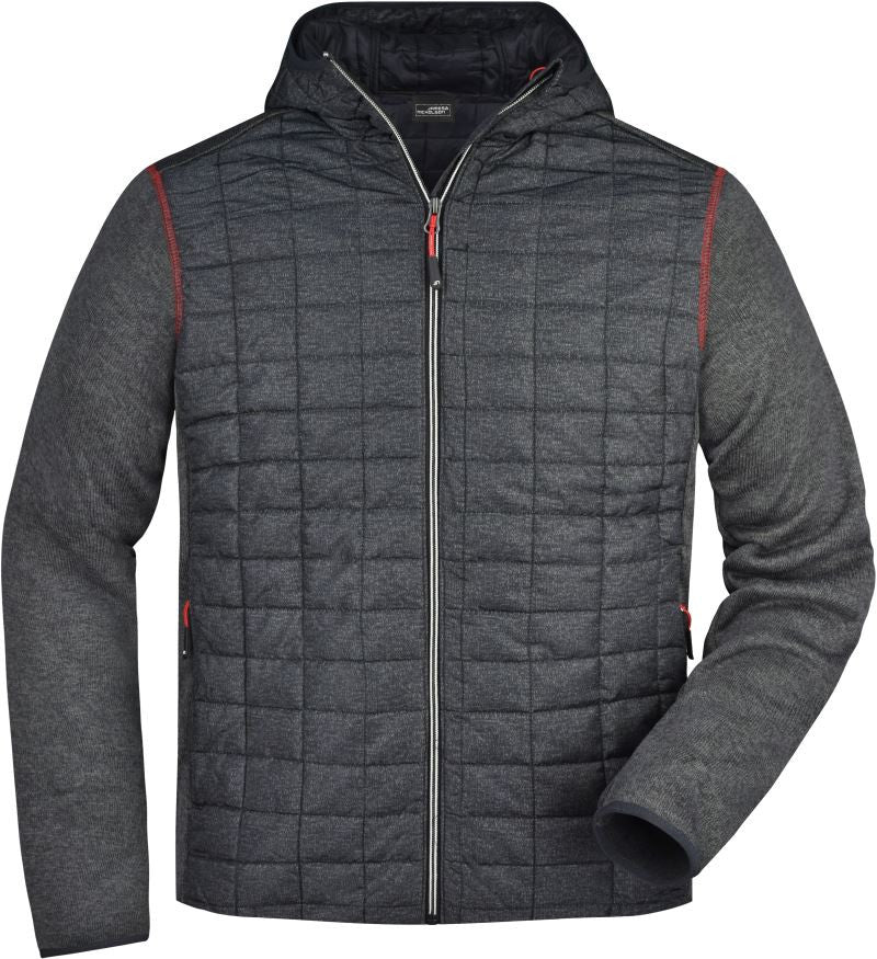 James & Nicholson | JN 772 Men's Knitted Hybrid Jacket