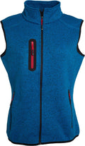 James & Nicholson | JN 773 Ladies' Knitted Fleece Vest with Stand-Up Collar