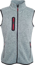 James & Nicholson | JN 773 Ladies' Knitted Fleece Vest with Stand-Up Collar