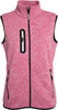 James et Nicholson | JN 773 Gilet polaire tricoté pour femme avec col montant