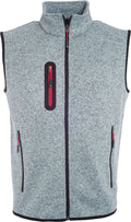 James & Nicholson | JN 774 Men's Knitted Fleece Vest with Stand-Up Collar