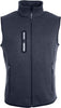 James et Nicholson | JN 774 Gilet polaire tricoté pour homme avec col montant