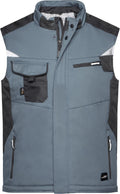 James et Nicholson | JN 825 Workwear Winter Softshell Vest - Strong