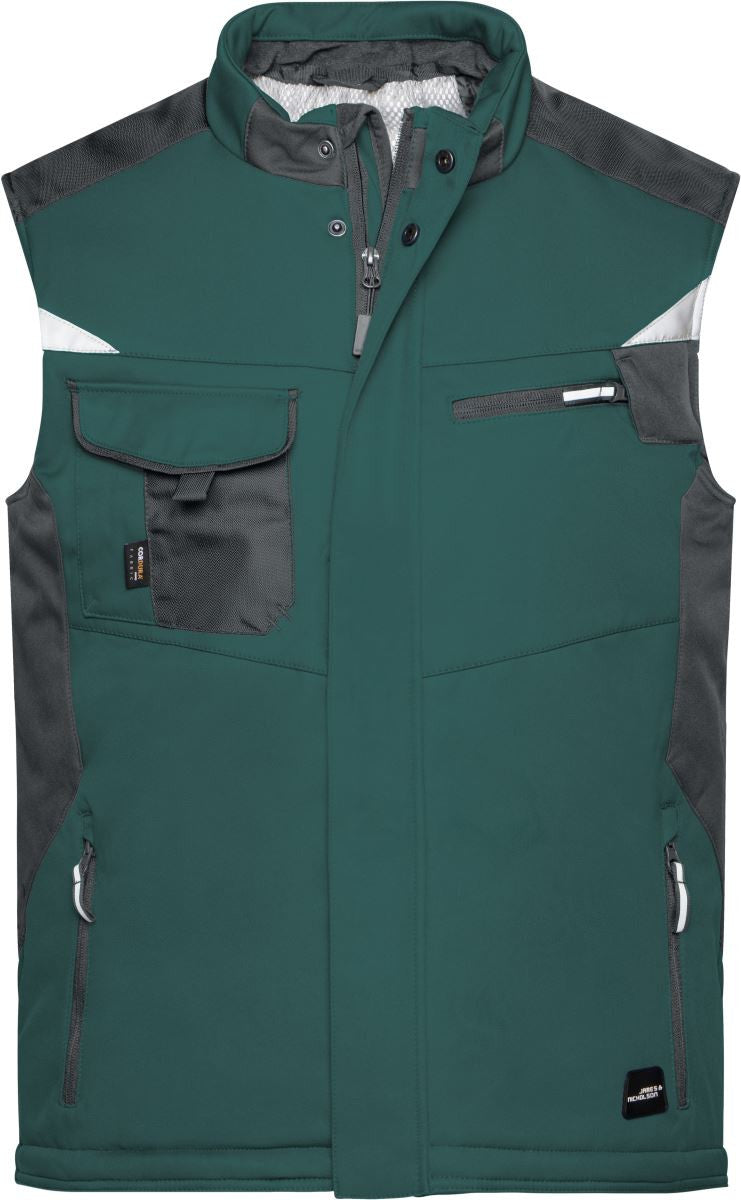 James & Nicholson | JN 825 Workwear Winter Softshell Vest - Strong