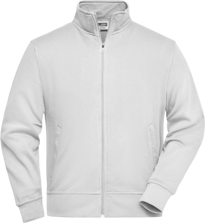 James & Nicholson | JN 836 Sweat Jacket with Stand-Up Collar