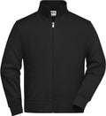 James & Nicholson | JN 836 Sweat Jacket with Stand-Up Collar