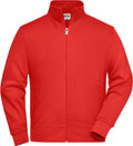 James & Nicholson | JN 836 Sweat Jacket with Stand-Up Collar