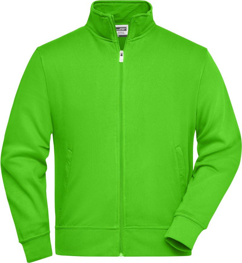 James & Nicholson | JN 836 Sweat Jacket with Stand-Up Collar