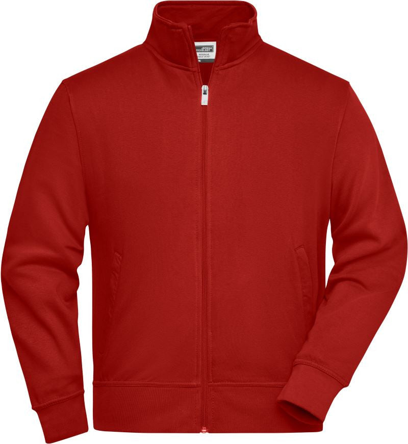 James & Nicholson | JN 836 Sweat Jacket with Stand-Up Collar