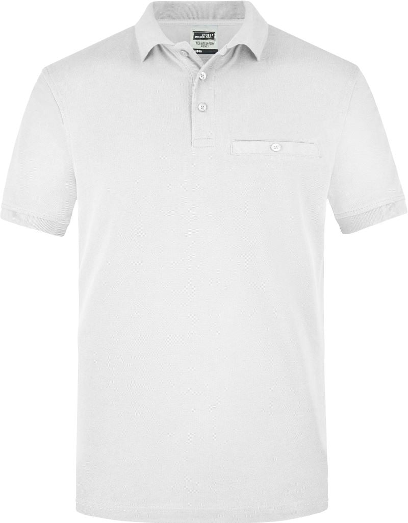 James & Nicholson | JN 846 Men's Workwear Polo with Breast Pocket