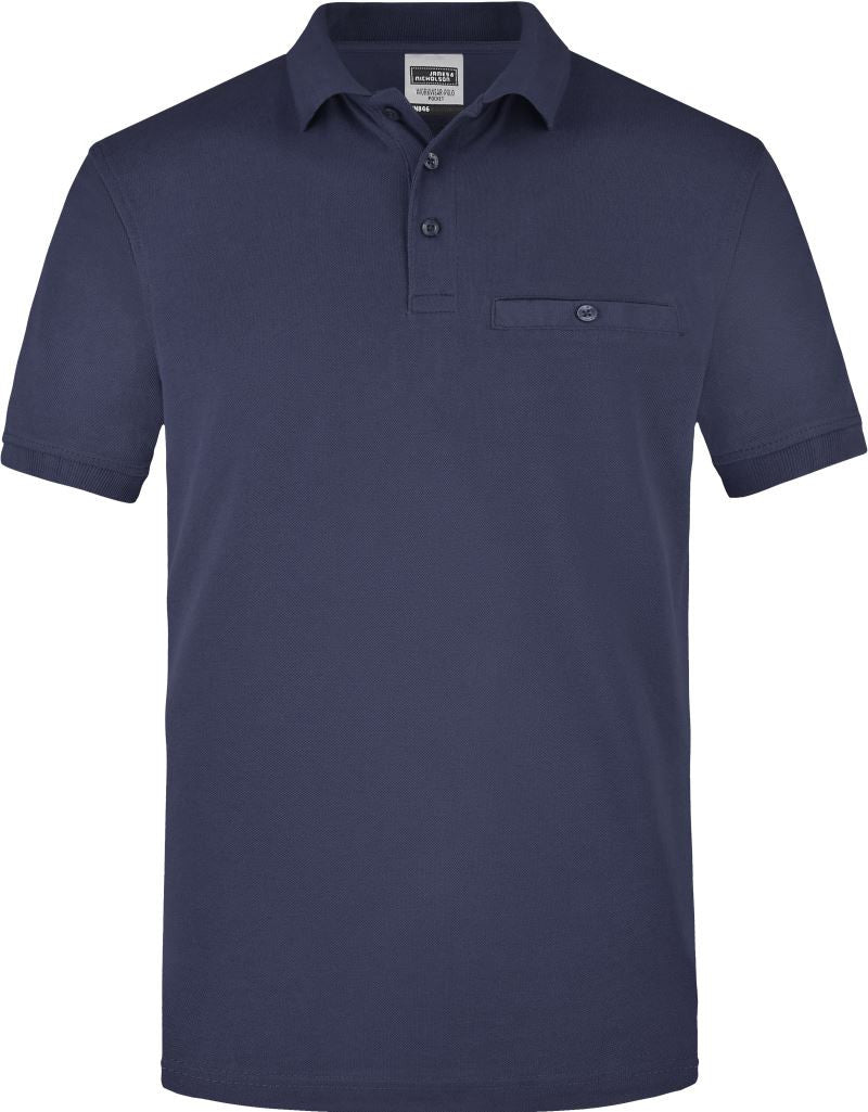 James & Nicholson | JN 846 Men's Workwear Polo with Breast Pocket