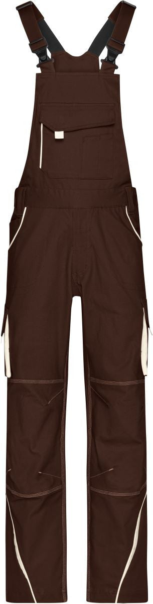 James & Nicholson | JN 848 (42-60) Workwear Pants with Bib - Color