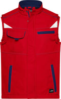 James et Nicholson | JN 852 Workwear Summer Softshell Gilet - Couleur