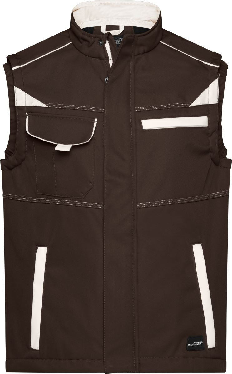 James et Nicholson | JN 852 Workwear Summer Softshell Gilet - Couleur