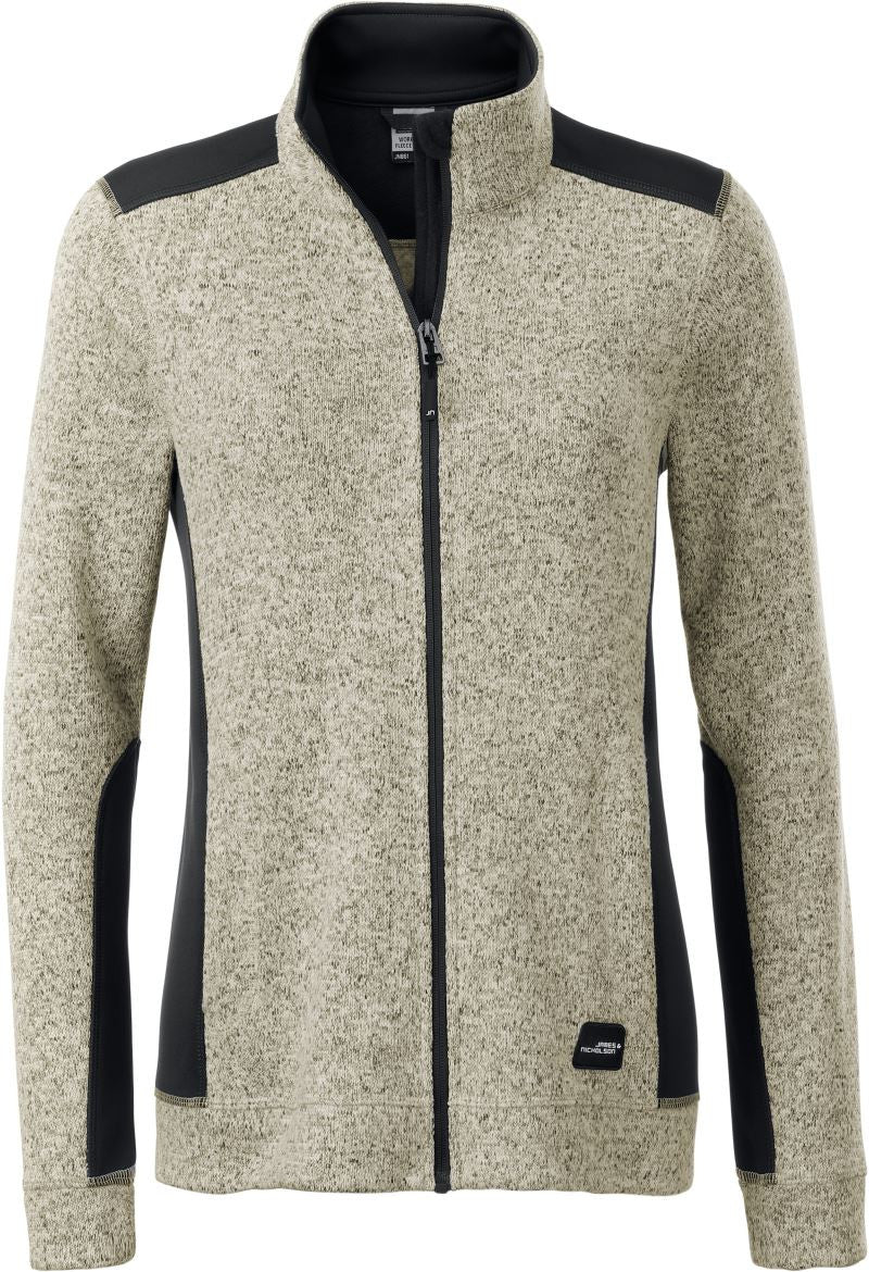 James & Nicholson | JN 861 Ladies' Workwear Knitted Fleece Jacket - Strong