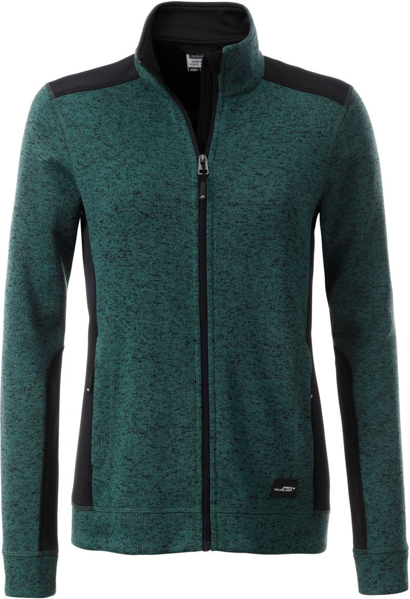 James & Nicholson | JN 861 Ladies' Workwear Knitted Fleece Jacket - Strong