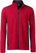 James & Nicholson | JN 862 Men's Workwear Knitted Fleece Jacket - Strong