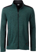 James & Nicholson | JN 862 Men's Workwear Knitted Fleece Jacket - Strong