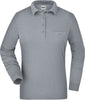 James & Nicholson | JN 865 Ladies' Workwear Polo, Breast Pocket, long-sleeve