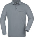 James & Nicholson | JN 866 Men's Workwear Polo with Breast Pocket long-sleeve